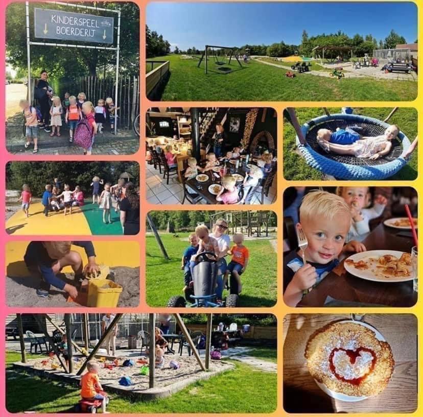 Pipowagens Bij Pannenkoekenrestaurant & Camping De Koppenjan 'Een Uniek Verblijf Met Kinderspeelboerderij' Jubbega-Schurega Exteriör bild